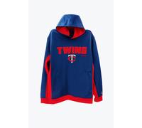 Majestic Ragazzi Minnesota Gemelli Geo Strike Pullover Hoodie-Navy/Rosso, L 14/