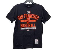 Majestic Ragazzi San Francisco Giants Stampato Grafica T-Shirt-Nero, Medio