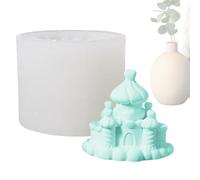 Majestic - Stampo in silicone 3D a forma di fata da 10,4 cm, struttura morbida, materiale flessibile in resina, architettura con stile dettagliato, strumento da studio per scuola e famiglia