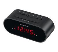 Majestic SVE 235 Sveglia digitale display LED doppio allarme snooze nero