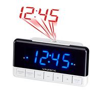 New Majestic SVE-337P Sveglia digitale Nero, Bianco New Majestic