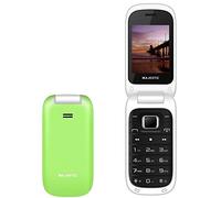 Majestic TLF LUCKY 48 FLIP UMTS - Telefono UMTS e GSM con flip attivo, display 2.4", fotocamera, bluetooth, radio, lettura files multimediali, Verde