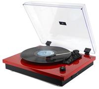 Majestic TT 53 - Giradischi vintage 33/45/78 Giri, wireless audio, Ingresso USB, altoparlanti incorporati, uscita RCA, Rosso