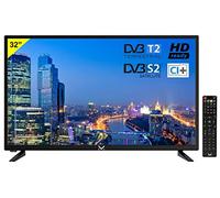 MAJESTIC TVD 232 S2 LED V5 - Televisore LED HD READY da 32", DVB-T/T2 HD e DVB-S/S2 HD, Telecomando, USB, nero