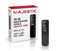 Registratore vocale Majestic VR38 colore nero