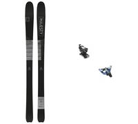 Majesty - Attacco per sci da scialpinismo - Pack Superscout Carbon 2025 in Alluminio - Nero