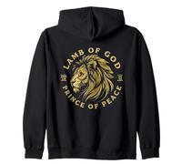 Majesty Lamb Prince Spiritual Peace Design Felpa con Cappuccio