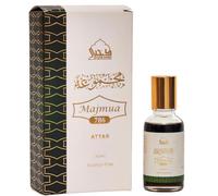 Majmua 786 Attar Oil by Dukhni | Oli profumati arabi per uomini e donne | 30 ml di profumo puro roll on, miscela di profumi profumati al vetiver | Eid, Ramadan, Umrah Gifts, fragranze islamiche vegane