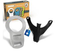 MaJoCompTec® ADBLUESAFE Sicurezza tappo serbatoio I Sicurezza serbatoio per tappo chiusura serbatoio AdBlue I Accessori furgone camping camper (versione in acciaio inossidabile, bundle con scarico