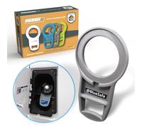MaJoCompTec® ADBLUESAFE - Tappo per serbatoio, protezione per serbatoio AdBlue, coperchio per carri armati, campeggio, camper (plastica grigio, fusibile, boxer + ponticello + Ducato)