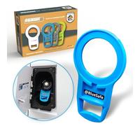 MaJoCompTec® ADBLUESAFE - Tappo per serbatoio, protezione per serbatoio AdBlue, coperchio per carri armati, campeggio, camper (plastica blu, fusibile, boxer + ponticello + Ducato)