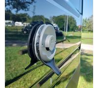 MaJoCompTec® Scarico per condensa | Scarico per copertura del camino | Accessori per camino di scarico del riscaldamento a gas su camper caravan (DRIPGUIDE Truma - Alde)