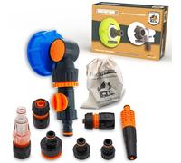 MaJoCompTec® WATERTWIN - Adattatore di riempimento per serbatoio dell'acqua, per camper, caravan, compatibile con Gardena (FLEX + CONNECT, adattatore per tappo del serbatoio IG60 filettatura grossa)