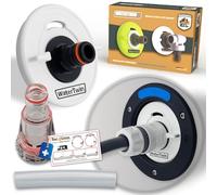 MaJoCompTec® WATERTWIN-PRO Tappo per serbatoio con attacco per acqua, adattatore con filtro per tappo del serbatoio dell'acqua a 3 pin, diametro: 78, raccordo per il riempimento dell'acqua, accessorio