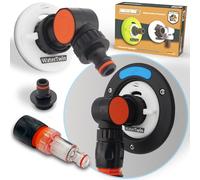 MaJoCompTec® WATERTWIN - Set di filtri per serbatoio dell'acqua per camper, accessori per serbatoio, adattatore compatibile con Gardena, tipo 3 pin, D:78 (CLEAN)