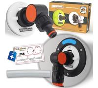 MaJoCompTec® WATERTWIN tappo per serbatoio dell'acqua con attacco per acqua | Adattatore per bocchettone di riempimento acqua | Accessori per camper e roulotte (Versione FLEX, Adattatore 3 pin D:78)