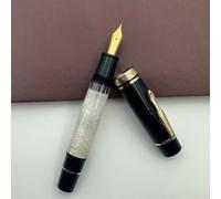MAJOHN P139 Stilografica Bock #8 F Pistone Rame Ebanite Nero Ediz. Limitata