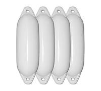 Majoni Set da 4 Protezioni per barche Star 35 - Colore bianco, Lunghezza 62 cm