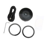 MAJONMMERD Caricabatteria da Auto Wireless Magnetico, Ricarica Rapida con Bloccaggio Automatico, Uscita da 15 W per Tutti i Telefoni con Ricarica Wireless