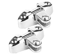 MAJONMMERD Cerniera per Tettuccio Bimini, Acciaio Inossidabile 316, 180 | Acciaio Inox 316, Hardware Marino, Uso Barca Yacht, Rotazione 180 Gradi, Compatibile con Tappo