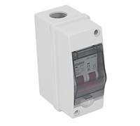 MAJONMMERD Interruttore Automatico 2P CC PA66 Interruttore Automatico Miniaturizzato 1000 V 10 A IP65 Copertura Trasparente Impermeabile Design Modulare per Impianto Solare Fotovoltaico Uso Interno