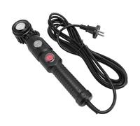 MAJONMMERD Lampada da Lavoro a LED Portatile, Lampada di Segnalazione COB Magnetica da 60 W, luminosità 3000 Lm per Uso Esterno in Garage Interno (ABS)