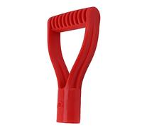 MAJONMMERD Manico a Vanga Impugnatura a D in Plastica Maniglia di Ricambio per Pala Diametro Interno 32 Mm Collegamento a Vite Leggero Impugnatura Antiscivolo per Pala da Scavare Rastrellare Uso in