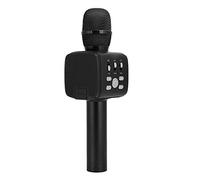 MAJONMMERD Microfono Bluetooth Senza Fili, Microfono Karaoke Portatile in | Altoparlante da 52 mm 3 W, batteria da 1500 mAh, ingresso scheda TF e da 3,5 mm, riverbero vocale, canto portatile per