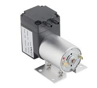MAJONMMERD Pompa a Vuoto Mini Pompa a Vuoto Micro Membrana Componenti della Raccordi DC12V 24V 10W 15L Min -80kPa Oil Free Basso Rumore con Supporto per Campionamento Gas (DC12V)