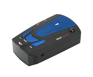 MAJONMMERD Rilevatore con Rilevamento a 360 Gradi, Avvisi GPS e Silenziamento Automatico, Tecnologia Supereterodina a Lungo Raggio per Autovelox (BLUE)