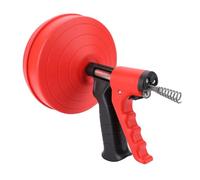 MAJONMMERD Serpente per Idraulica, 65 Acciaio Al Manganese, Manuale e | Strumento per rimuovere gli intasamenti di scarico, adatto a tubi domestici da 50 a 75 mm, l\'alloggiamento in ABS elimina