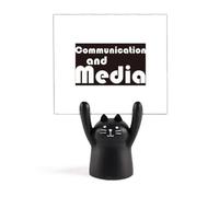 Major Communication and Media - Supporto per memo a forma di gatto nero