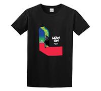 Major Lazer Lean On Rock Customized Fashion Round Neck Popularity Student Distressed T-Shirt Black M