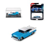 Majorette - 1955 Chevrolet Bel Air, Modellino Auto in Metallo 1:64, Auto da Collezione Premium, Parti Apribili, Sospensioni, Design Vintage, Perfetta per Collezionisti e Bambini 3+ Anni