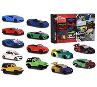 Majorette 212054023 - Set di 13 pezzi (9+4 esclusivi) - Auto in miniatura in metallo - Cofanetto veicoli Color Changers