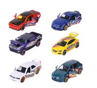Majorette Auto Graffiti Edition (1 modellino auto) - Sgargiante auto giocattolo in metallo con ruota libera, sospensione e parte apribile, selezione casuale tra 6 auto per bambini dai 3 anni in su