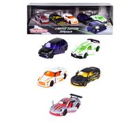 Majorette Car Set Limited Edition 10 - Gift Set with 5 Model Cars (Renault, Pors