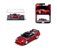 Majorette Collection 1995 Honda NSX-R GT, auto in metallo rosso e nero, scala 1:64, ruote in gomma, fari trasparenti, espositore con vite, speciale da collezione 14 anni (8505001005)