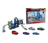 Majorette Creatix Police Station + 5 Auto, + 3 Anni, Multicolore, 212050030