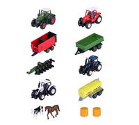 Majorette Farm Set 5 Pezzi - Veicoli Agricoli in Metallo pressofuso, Trattore, Rimorchio e Accessori, 2 Assortimenti, ASSEGNAZIONE CASUALE, dai 3 anni, 8503004000