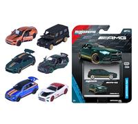 Majorette - Mercedes-AMG Deluxe Cars 6 Assortiti - Modellini Auto Sportive in Metallo Die-Cast, Collezione Premium con Parti Apribili e Dettagli Realistici, 8502101000, dai 3 Anni in su