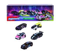 Majorette Neon Racer 5 Pieces Giftpack diecast cars suitable for play, collect a