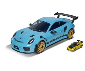 Majorette- Porsche 911 Gt3 Rs Carry Case, 212058194 , + 3 Anni, 35 Cm ,Scrigno, Incluso Anche Modellino