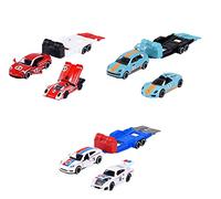 Majorette- porsche race trailer set, auto con rimorchio