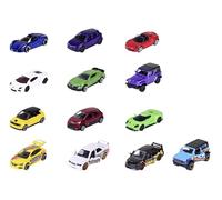 Majorette - Scatola da 13 veicoli in metallo - 9 classici e 4 a tema graffiti in edizione limitata - Dai 3 anni in su