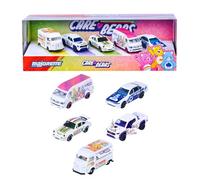 Majorette Set auto Care Bears, 5 auto giocattolo in metallo, circa 7,5 cm ciascuna