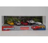 Majorette set QUATTRORUOTE Porsche Alfa Romeo Ford Jaguar 1/64 8502005001SII