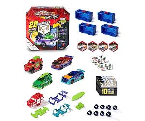 Majorette - Tune Up's Gift Pack, 212051003, + 3 Anni, con 4 Veicoli in Scala 1:64, Die-Cast, 28 Sorprese Incluse, Multicolore