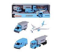 Confezione regalo di veicoli Maerks da collezione Majorette da 4 per bambini dai