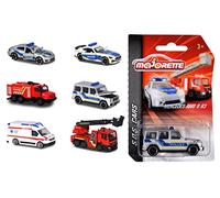 Majorette - Veicolo di soccorso SOS - 1 auto giocattolo casuale della S.O.S. Cars Edition per bambini dai 3 anni in su, veicoli di salvataggio, 7,5 cm